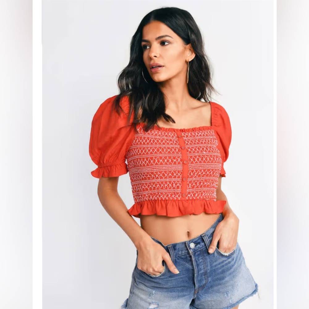 Lost + Wander Black And White Patterned Blouse - image 2